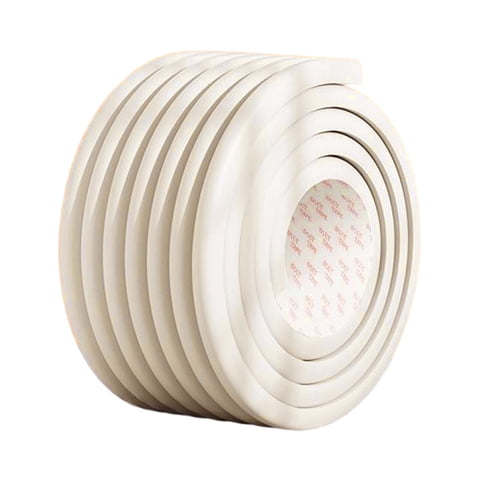 Magideal - Almohadilla De Escalera Para Litera, Protección De Escalones, Protección De Bordes, Almohadilla De Esquina, Amortiguación Suave Y Antideslizante Para Beige