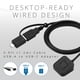 thumbnail image 5 of Lector de huellas Kensington VeriMark Desktop 2.0 USB-C/A, 5 of 7