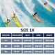 thumbnail image 2 of Camiseta de baño Rash Guard de talla grande para mujer, manga corta, para entrenamiento, 2 of 7