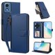 thumbnail image 2 of Funda con Billetera para [Motorola Moto G 2024 5G] con Bolsillo Zipper y Tarjetero Azul, 2 of 6