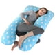 thumbnail image 1 of Almohada para embarazadas, almohada en forma de U desmontable y lavable, cojín grande, almohada de cintura, 1 of 5
