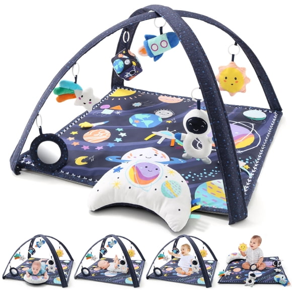 Colchoneta Baby Play Gym The Peanutshell 7 en 1 para tumbarse boca abajo, de 0 a 6 m