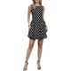 thumbnail image 1 of INSPIRE CHIC Vestido de Lunares para Mujer de Verano sin Mangas Cuello Redondo Mini Vestido de Moda S Negro, 1 of 6