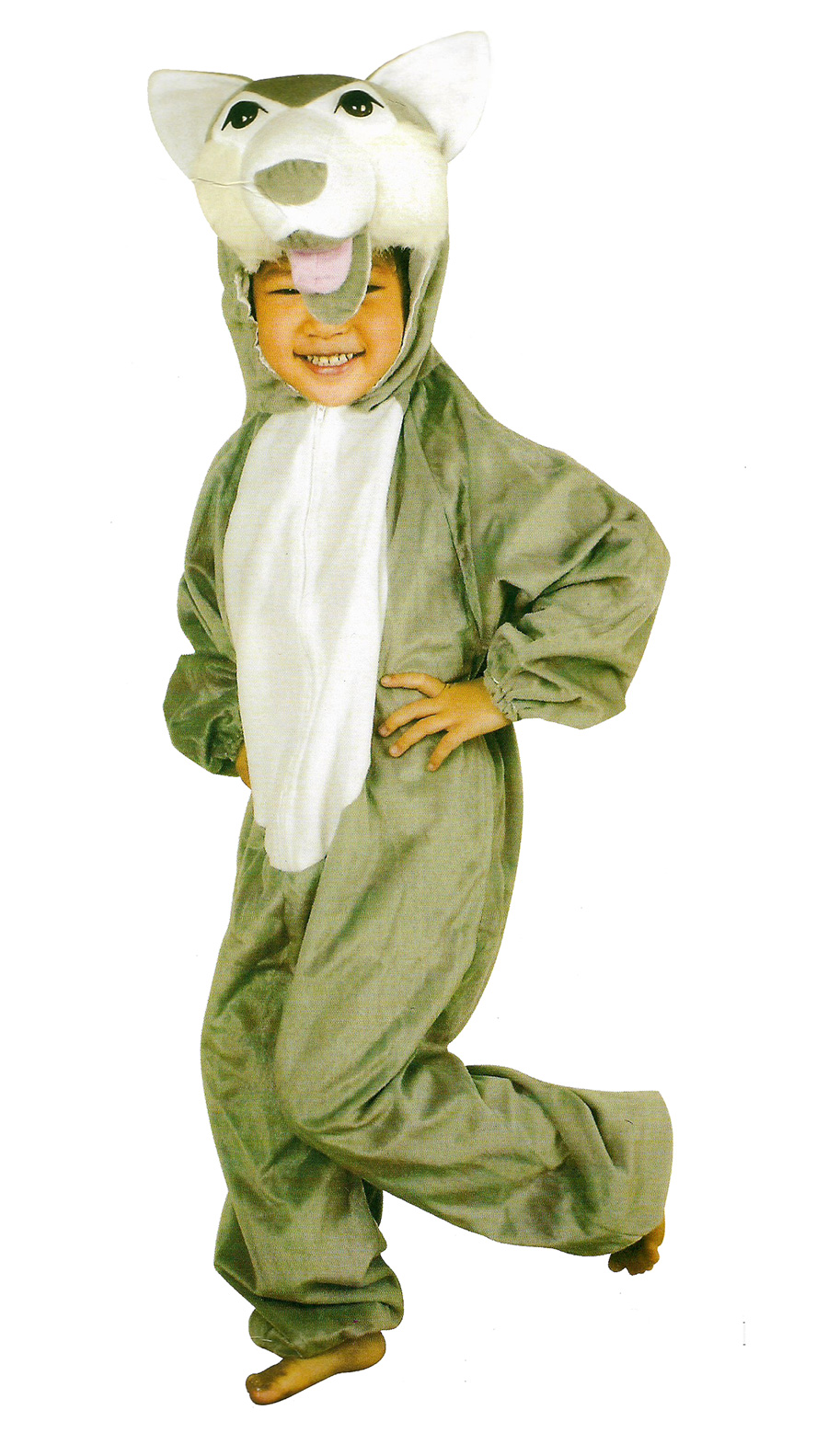 Tododisfraceschile - Disfraz Lobo Lobito Talla 9 A 11 Años