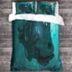 thumbnail image 3 of Juego de ropa de cama de la colección Avatar, estampado suave, resistente a la decoloración, transpirable, con impresión 3D, funda nórdica de película de ciencia ficción, diseño moderno, ade, 3 of 3