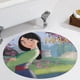 thumbnail image 5 of Mulan: Princesa de Disney Alfombra Redonda de Felpa Coral, Antideslizante, No Desprende Pelusas, Lavable y Duradera para Salón, Dormitorio y Habitación de Niños 60cm, 5 of 6