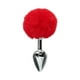 thumbnail image 2 of Plug Anal Cola de Conejo Acero Inoxidable Rojo Talla S, 2 of 2