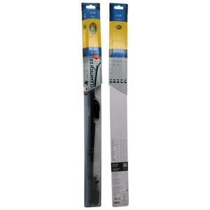 Plumilla Hella Cleantech 28 Pulgadas 70 Cm C/Adaptadores Negro