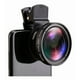 thumbnail image 3 of Lente Gran Angular Macro Ojo De Pez Para iPhone Samsung Negro, 3 of 4