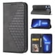 thumbnail image 2 of Funda Flip FOXDOCK para iPhone 13 MIni , Estilo Billetera con Diseño Rombo, Correa de Mano y Soporte, Uso Diario, 2 of 5