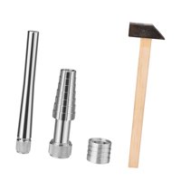 Bothyi - Kit De Ensanchador De Anillos, Extensor De Anillos, Ajustador De Reparación, Herramienta De Medición De Tamaño De Anillos De Joyería, Plata