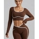 thumbnail image 4 of Conjunto Fitness Mujer Pretina en V Doble Push Up Calidad, 4 of 5