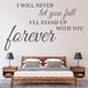 thumbnail image 2 of Decomural Never Let You Fall Inspirational WS-34052, 2 of 2