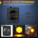 thumbnail image 3 of Luz de posición lateral Nilight 8 LED lente ahumado ámbar para Jeep Wrangler, 3 of 8