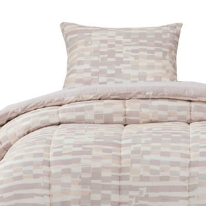 Dib - Plumon Reversible 1.5 Plaza Ladr. Beige