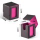 thumbnail image 2 of Caja de cubierta MTG HSMH para Commander con ventana de visualización, color negro y morado, 2 of 7