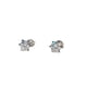 thumbnail image 1 of Aros Punto Luz Plata 925 Gema Moissanita Con Certificado, 1 of 3