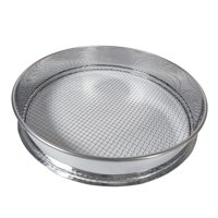 Ioensy - Tamiz De Tierra De Acero Inoxidable Para Jardinería, Para Filtración De Piedras Y Arena Para Gatos.