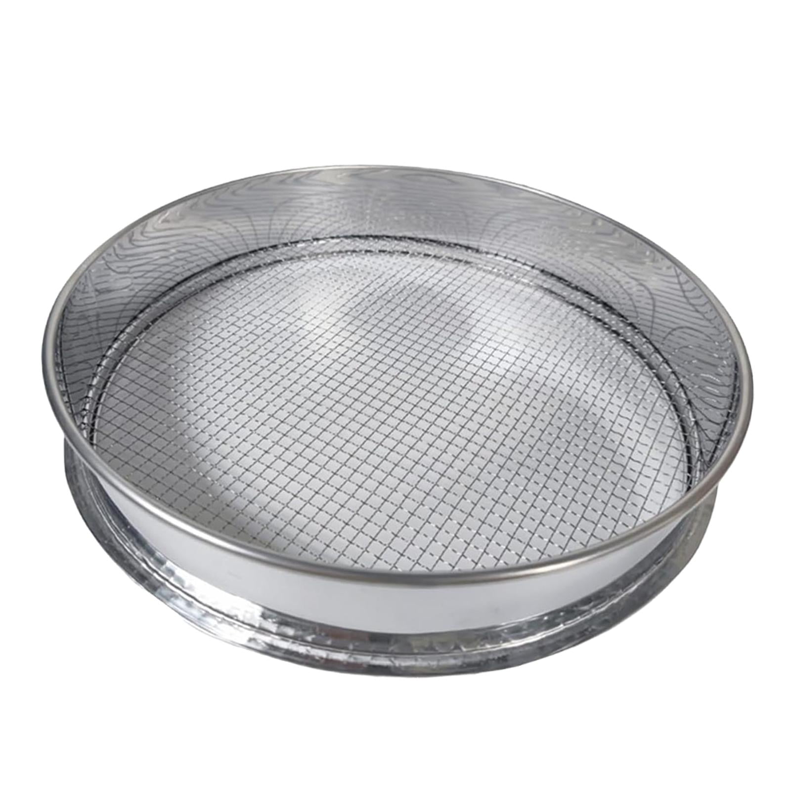 Ioensy - Tamiz De Tierra De Acero Inoxidable Para Jardinería, Para Filtración De Piedras Y Arena Para Gatos.