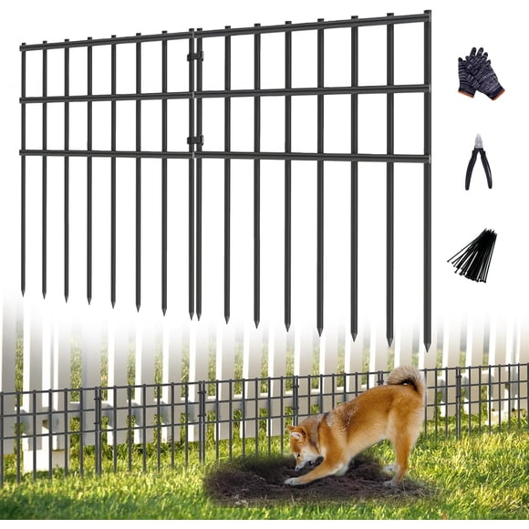 Cerca Barrera Para Animales De Jardín Paquete De 25 Sin Excavación 43 Cm De Alto X 8 2 M De Largo
