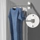 thumbnail image 3 of Perchero plegable de pared para colgar ropa Zivisk Swing Arm, 3 of 6