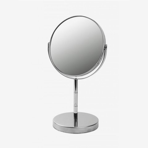 Decoexpress Espejo Pedestal Inox 15 Cm