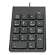 thumbnail image 2 of Mini teclado numérico usb notebook negro, 2 of 3
