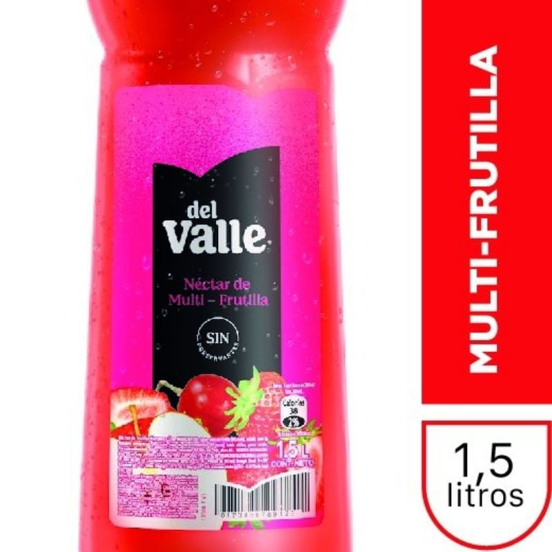 Néctar Multi-frutilla Botella 1,5 L Del Valle