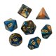 thumbnail image 1 of 7 Piezas De Dados De Acrílico Juguetes De Fiesta D4 D8 D10 D12 D20 Para MTG RPG Juego De Rol Azul áureo, 1 of 5