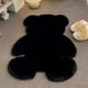 thumbnail image 3 of Alfombra Oso Negra Suave Entrada Dormitorio Decoración Jhn, 3 of 3