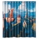 thumbnail image 1 of Cortina de ducha Ratatouille, juego de cortinas de baño con ganchos, tamaño 66 x 72 pulgadas, 1 of 3