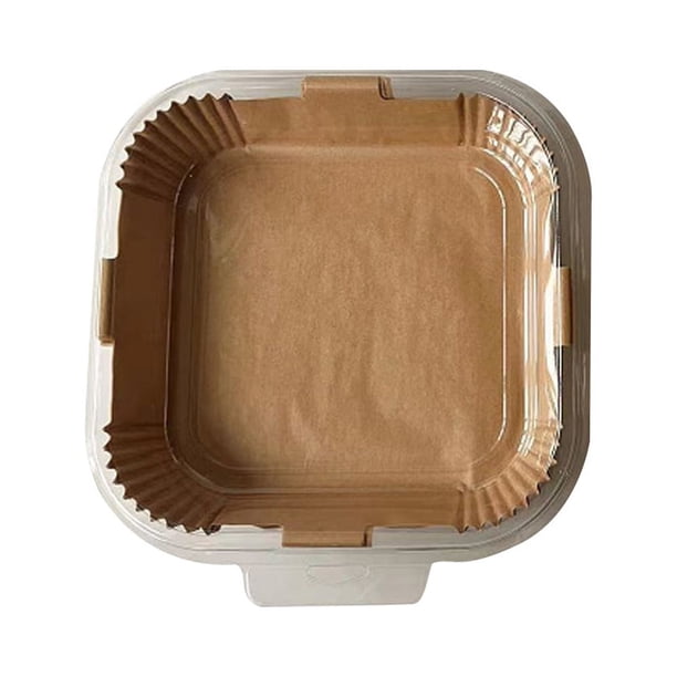 Forro de papel desechable - Forro de papel pergamino cuadrado antiadherente, resistente al aceite, para cocinar y hornear