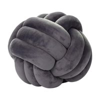 Bothyi - Almohada De Bola De Nudo Redondo Accesorios De Fotografía Redondos Para Decoración Del Hogar 22 Cm Gris