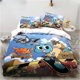 thumbnail image 2 of New Cartoon The Amazing World Bedding Set Gumball Sheet King Twin Double Child Bedding Set Mircofiber or Polyester Duvet Cover, 2 of 5