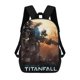 thumbnail image 1 of Titanfall-theme Backpack, Campus style schoolbag Bookbag with Adjustable Shoulder Straps And Large Zip Compartment, Unisex Travel Bags., 1 of 6