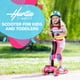 thumbnail image 3 of Scooter Hurtle de 3 ruedas para niños, 2 en 1, asiento y soporte con asiento, color rosa, 3 of 8