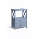 thumbnail image 2 of Velador Organizador Azul de Madera con Estante 47 × 32 × 70 cm, 2 of 8