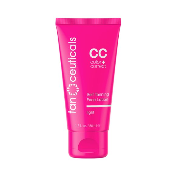 Loción bronceadora ligera autobronceadora facial Tanceuticals, 50 ml