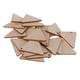 thumbnail image 3 of forma triangular piezas de madera sin terminar con agujero para manualidades 25 piezas 50mm, 3 of 5