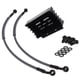 thumbnail image 3 of Enfriador de aceite para motocicleta, conjunto de radiador de aceite de aluminio universal apto para Monkey 125cc 140cc, duradero, fácil de instalar, Negro, 3 of 5