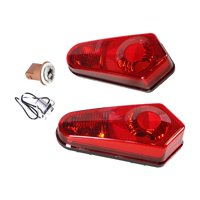 Magideal - 1 Par De Luces Traseras Led, Lámpara De Parada Impermeable, Ajuste Izquierdo + Derecho Para Rzr 800 2009-2014, Repuestos De Repuesto 2411153 Rojo