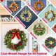 thumbnail image 3 of Colgador de corona, ganchos transparentes para corona de 12 pulgadas para puerta de entrada, paquete de 2 colgadores para decoración de Pascua, Navidad, otoño, Halloween, soporte para coronas, colgado, 3 of 6