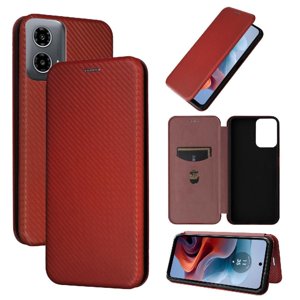 Funda Flip Para Foxdock Motorola Moto G34 5G - Funda Magnética De Negocios, Funda Protectora Delgada