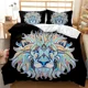 thumbnail image 1 of x1189 Bed Sheets/ Piece Bohemian Elephant Mandala Pattern Bedding Set Boho Duvet Cover Size Quitl Cover Polyester Comforter Cover 3-Piece Bedding Set (1 Duvet Cover + 2 Pillow Shams) nj1189, 1 of 5
