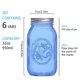 thumbnail image 2 of Frascos Mason eleganttime de boca regular, 950 ml, paquete de 6, vidrio azul, 2 of 7