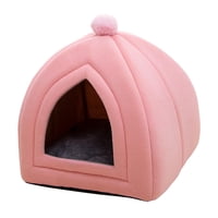 Magideal - Cómoda Cama Para Gatos, Casa Para Perros Pequeños, Perrera, Sofá Cálido De Invierno Esponjoso, Nido De , Cueva Suave, Suministros Para , Rosado