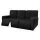 thumbnail image 1 of Protector De Fundas Para Sofá Reclinable Para Mascotas, Color Negro, 8 Rebanadas, 1 of 5