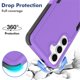 thumbnail image 5 of Funda Defender para Samsung Galaxy S26 FE 5G 6.7", de Doble Capa PC+TPU Resistente a Golpes, Cubierta Protectora de Cuerpo Completo, Morado, para Galaxy S26 FE 5G, 5 of 6