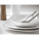 thumbnail image 3 of Juego de loza 30 piezas cuadrado porcelana nórdico Blanco, 3 of 3
