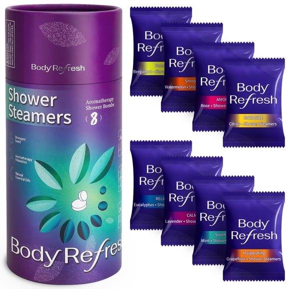 Paquete Vaporizadores De Ducha Bodyrefresh 8 Unidades